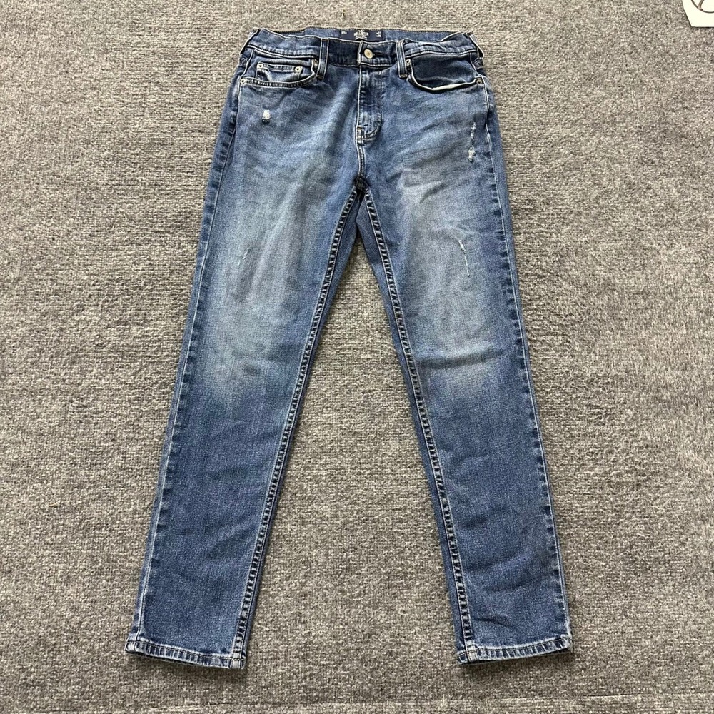 Hollister Jeans Mens Size 31x30 Blue Athletic Skinny Epic Flex Stretch Denim